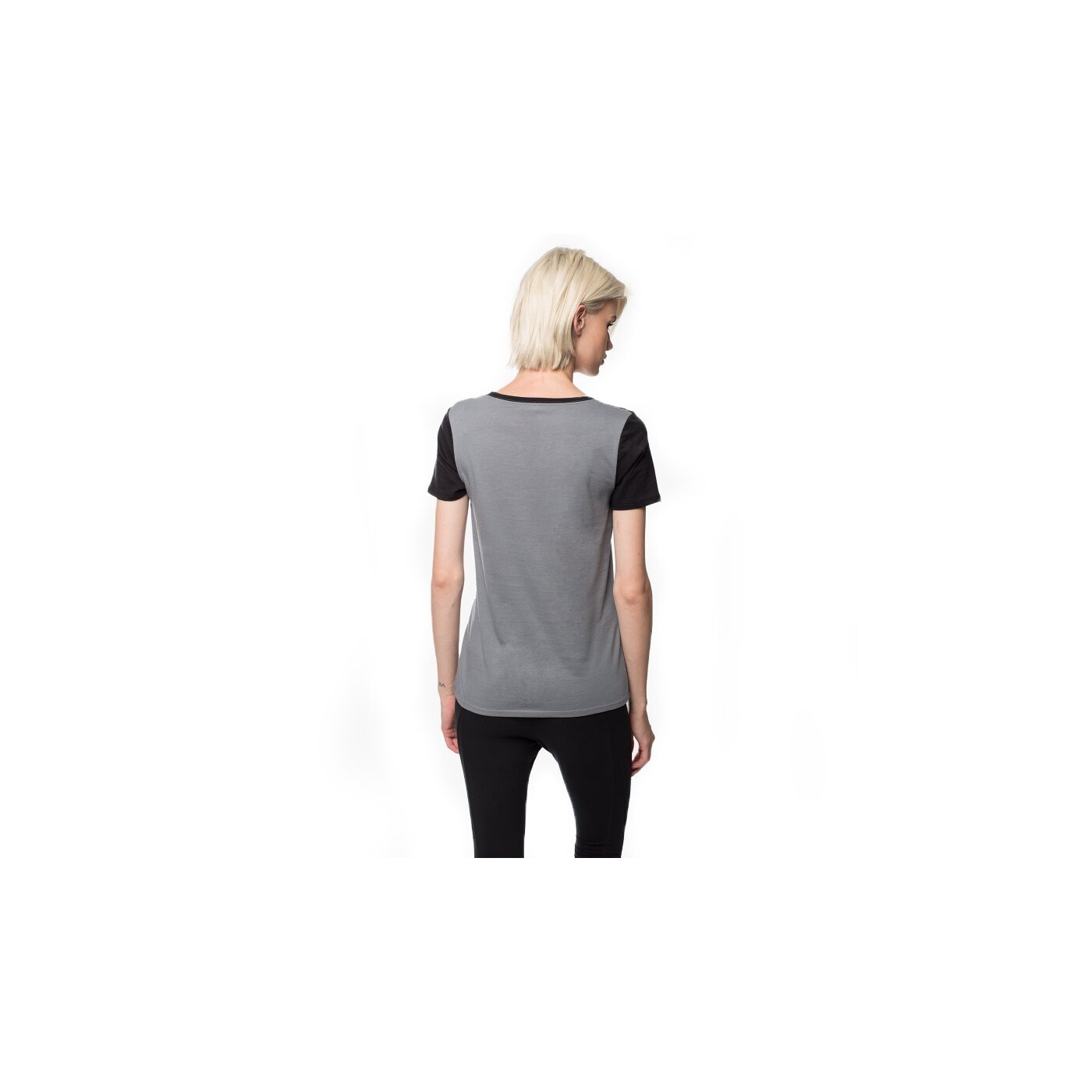 Koszulka damska NIKE T-SHIRT TEE JDI SWOOSH SCOOP 685534065 kolor szary