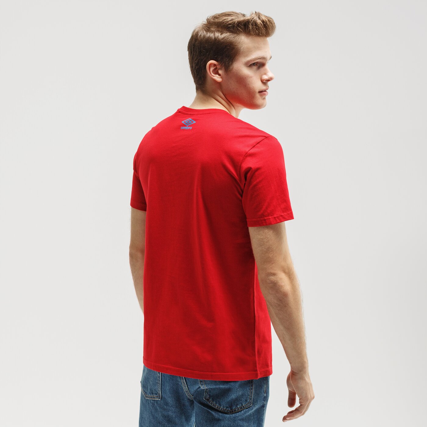 Koszulka męska UMBRO T-SHIRT SESH ul120tsm29001 kolor czerwony