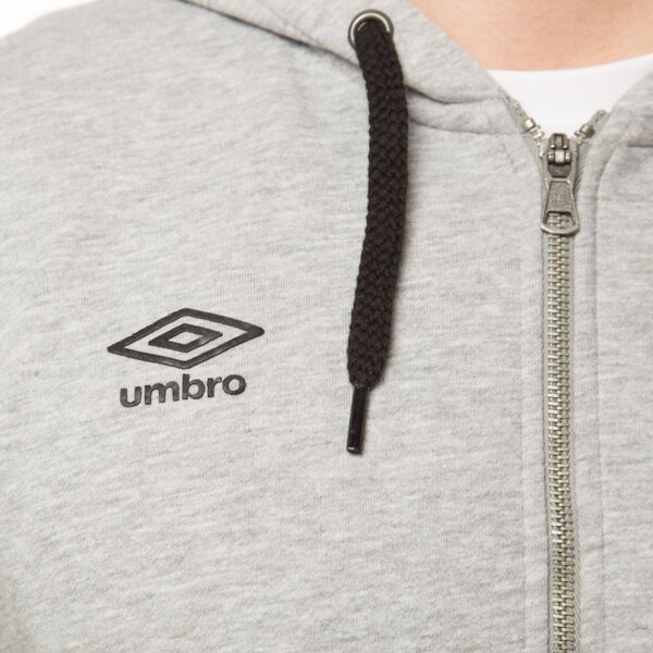 Bluza męska UMBRO BLUZA HOODED FULL ZIP 63167u263 kolor szary