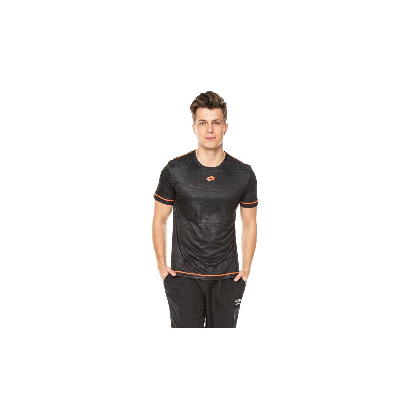 Koszulka męska LOTTO T-SHIRT STORMRIDE II r9926 kolor czarny