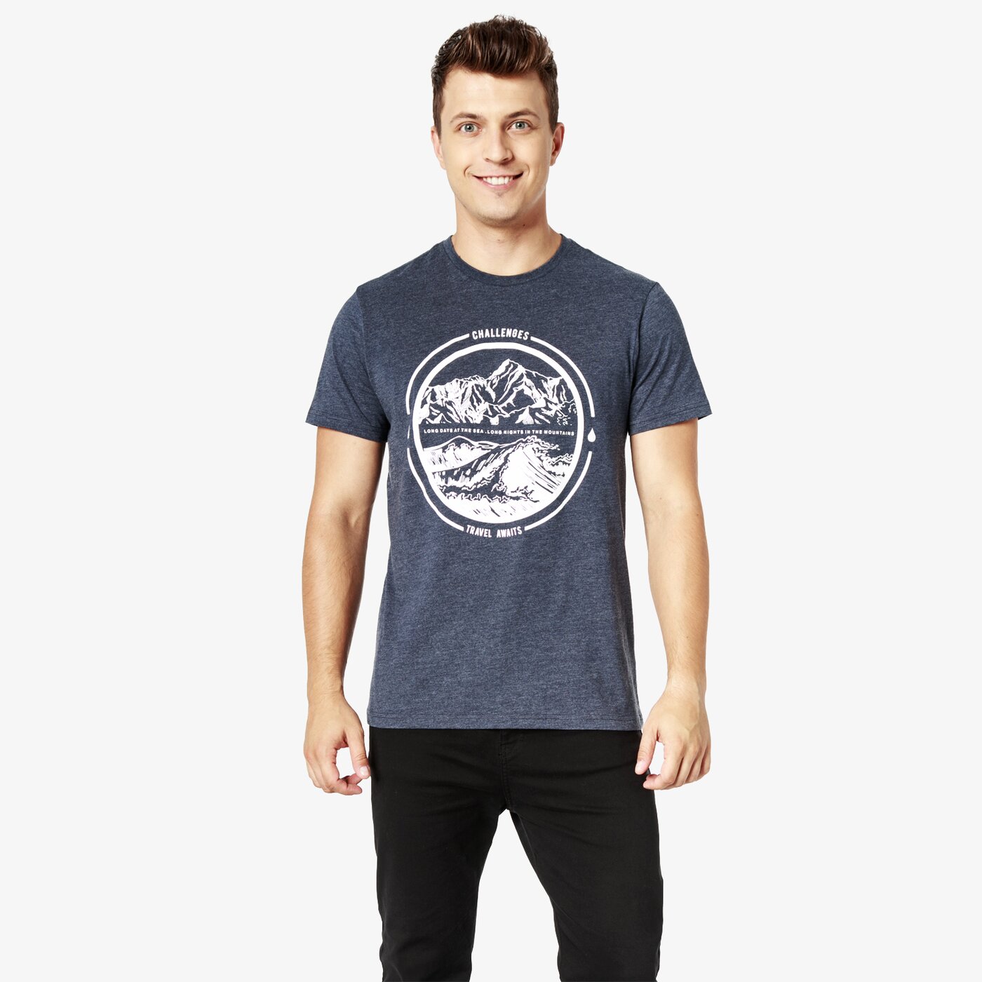 Koszulka męska FEEWEAR T-SHIRT SS CANYON fw38tsm20002 kolor granatowy