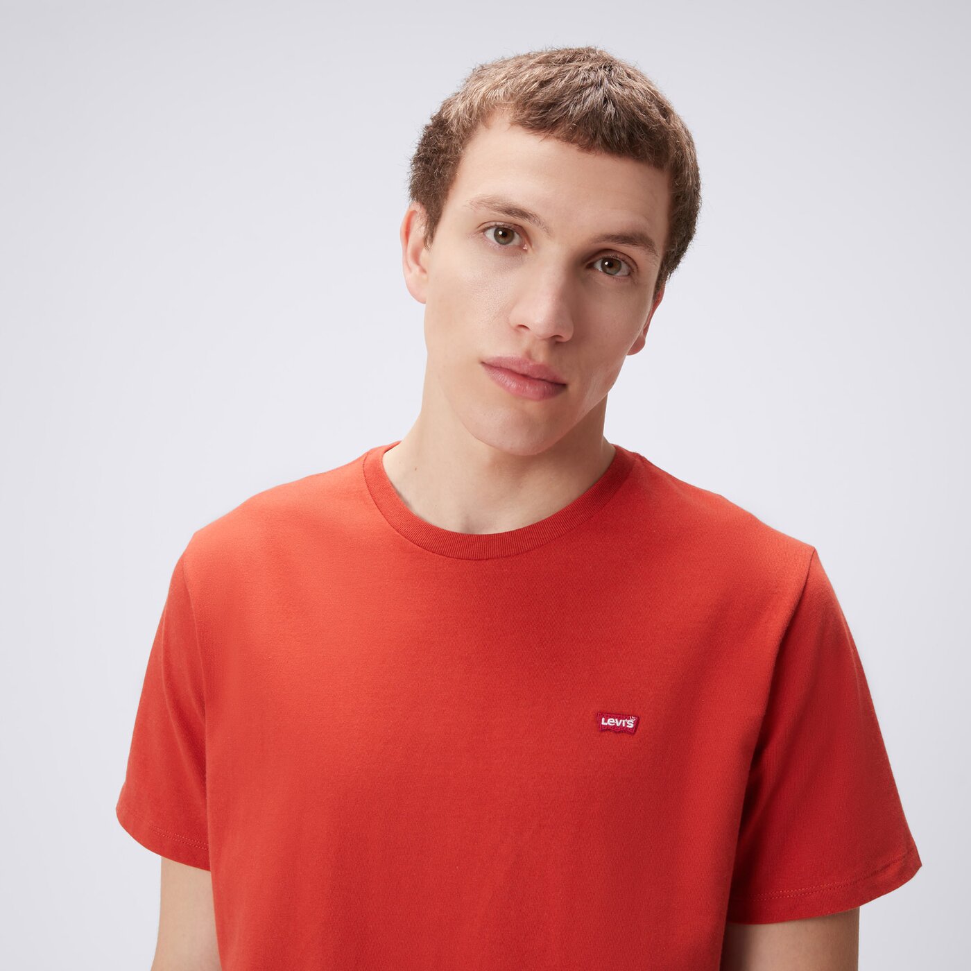 Koszulka męska LEVI'S T-SHIRT SS ORIGINAL HM TEE REDS 56605-0298 kolor czerwony