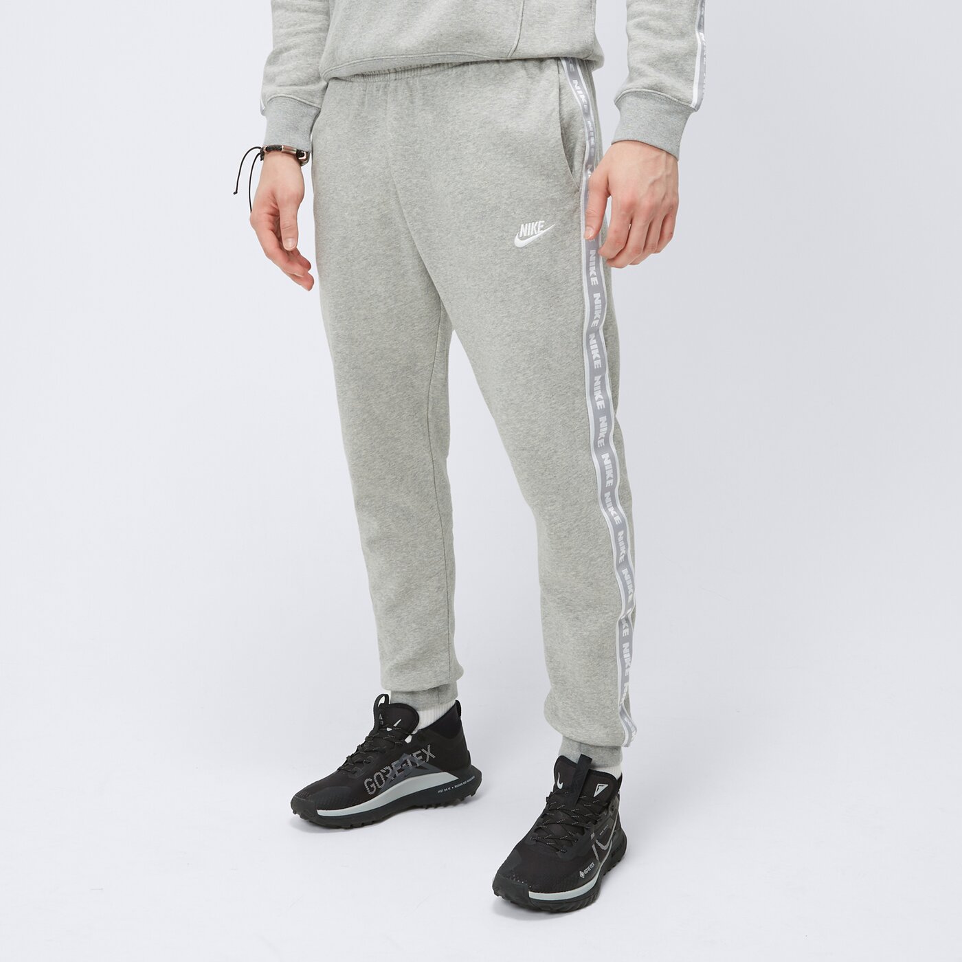 NIKE DRES M NK CLUB FLC GX HD TRK SUIT fb7296-063 kolor szary