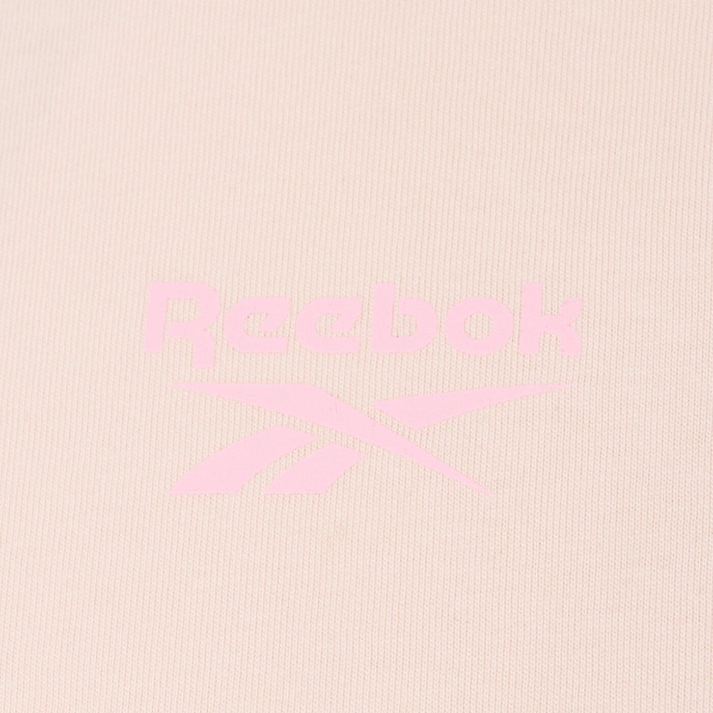 Koszulka męska REEBOK T-SHIRT CODY SMALL LOGO CREW NECK SS TEE 100251645 kolor różowy