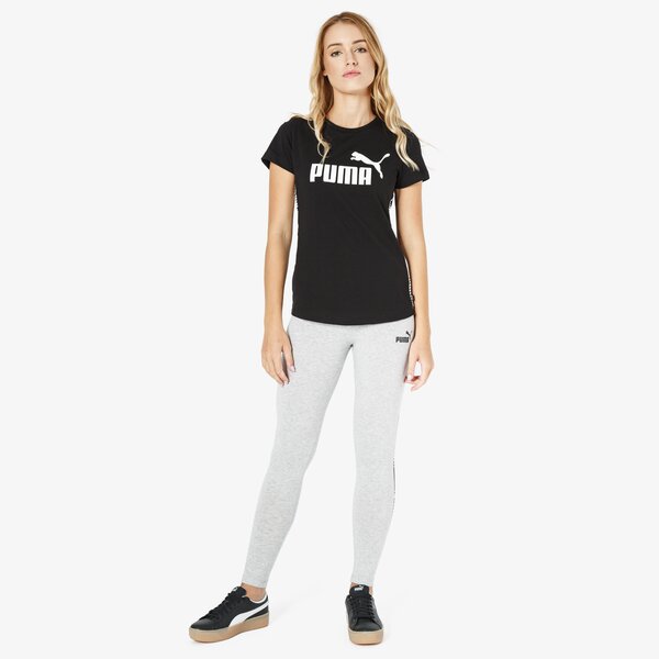 Koszulka damska PUMA T-SHIRT SS ELEVATED ESS TAPE 85343201 kolor czarny