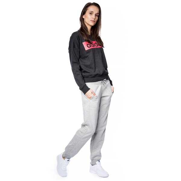 Spodnie dresowe damskie ADIDAS SPODNIE ESS BRUSH PANT aj4559 kolor szary