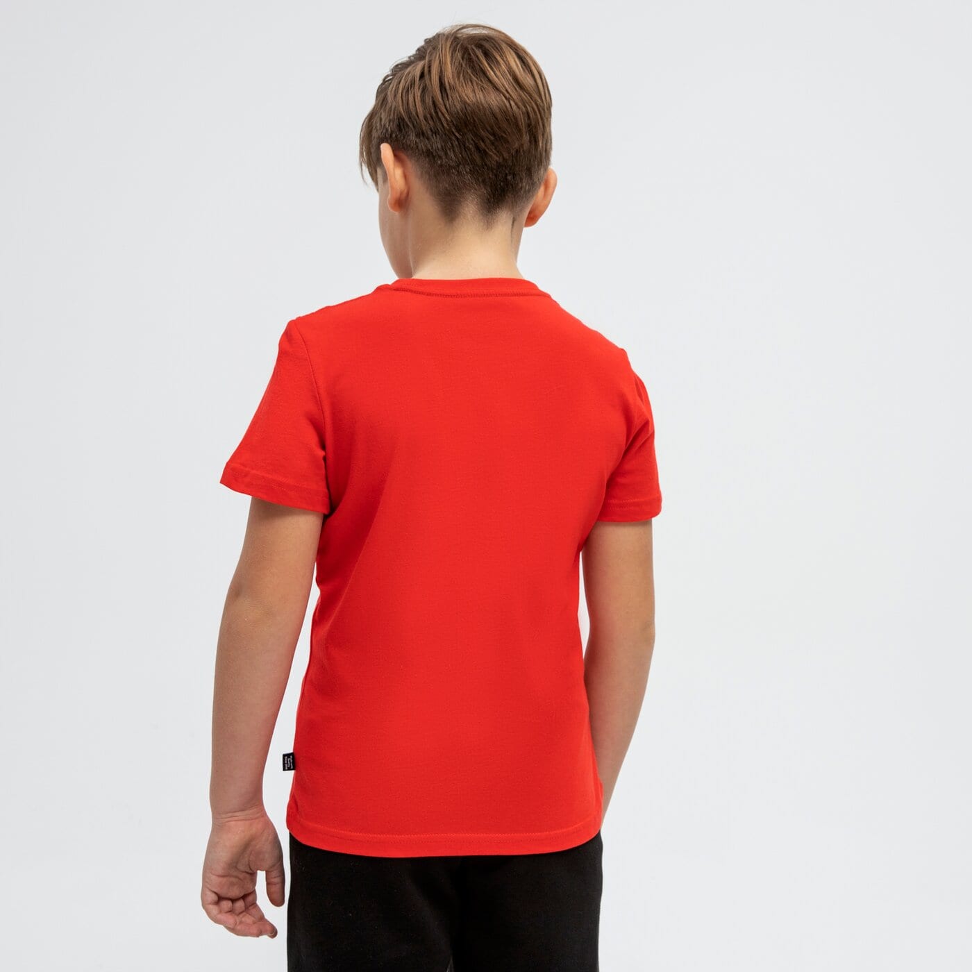 Koszulka dziecięca PUMA T-SHIRT ESS+ 2 COL LOGO B 586985 11 kolor czerwony