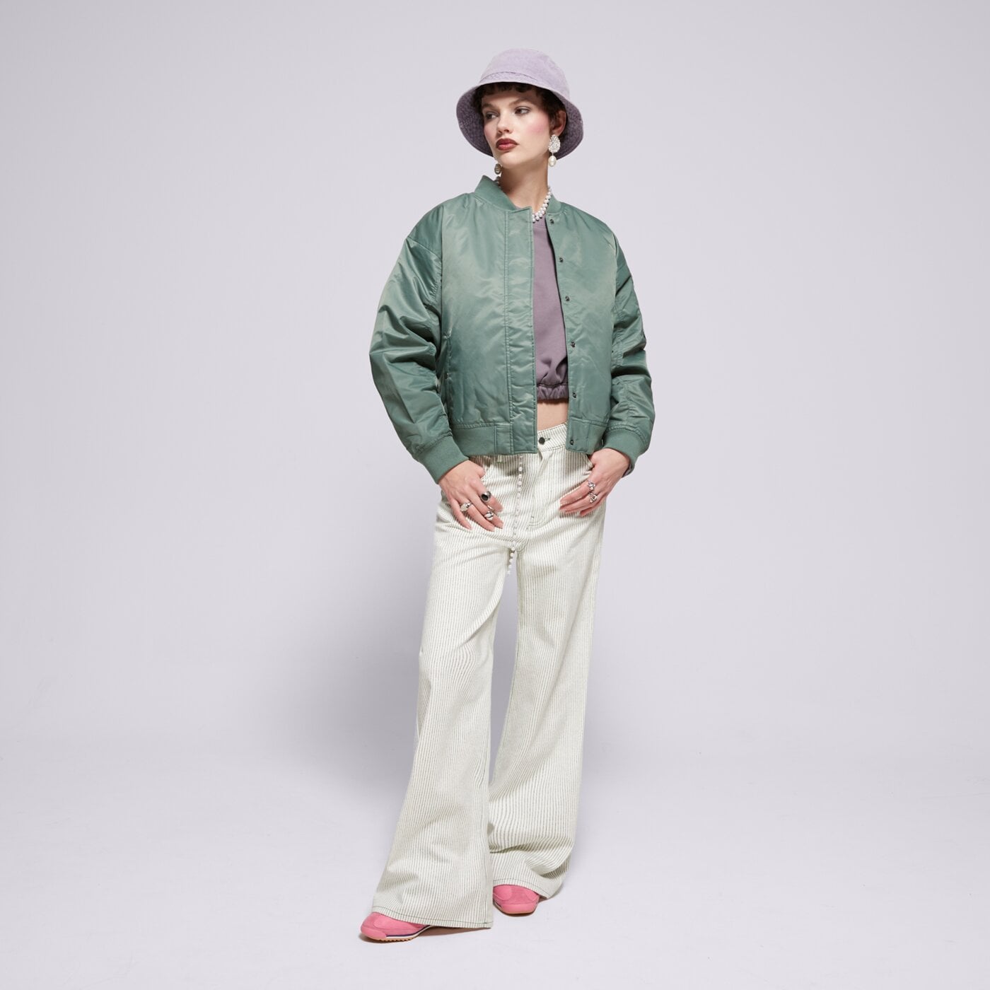 Bluza damska ADIDAS BLUZA P ESS SWEATER iy9709 kolor szary