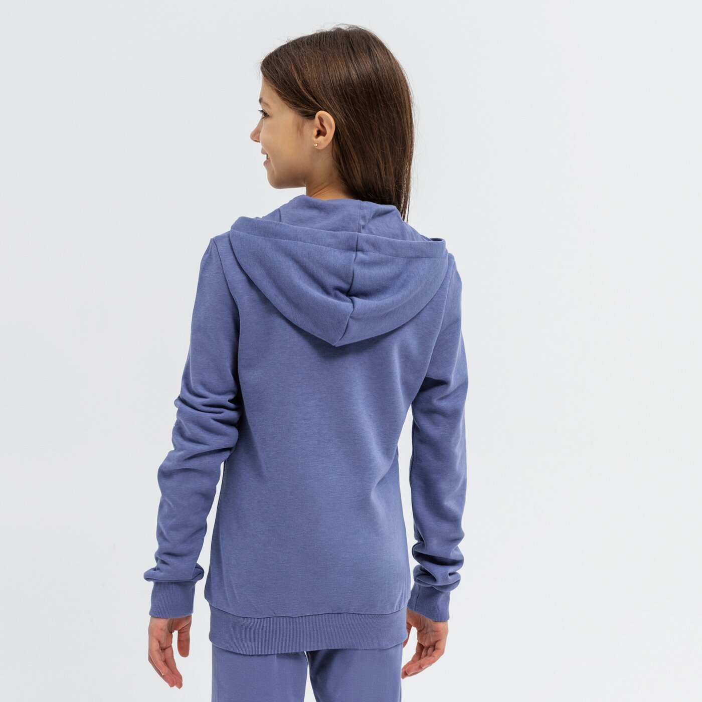 Bluza dziecięca ADIDAS BLUZA G LIN FZ HD GIRL gs4277 kolor niebieski
