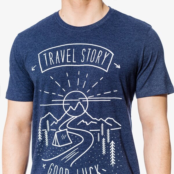 Koszulka męska FEEWEAR T-SHIRT SS TONY fw18tsm37001 kolor granatowy