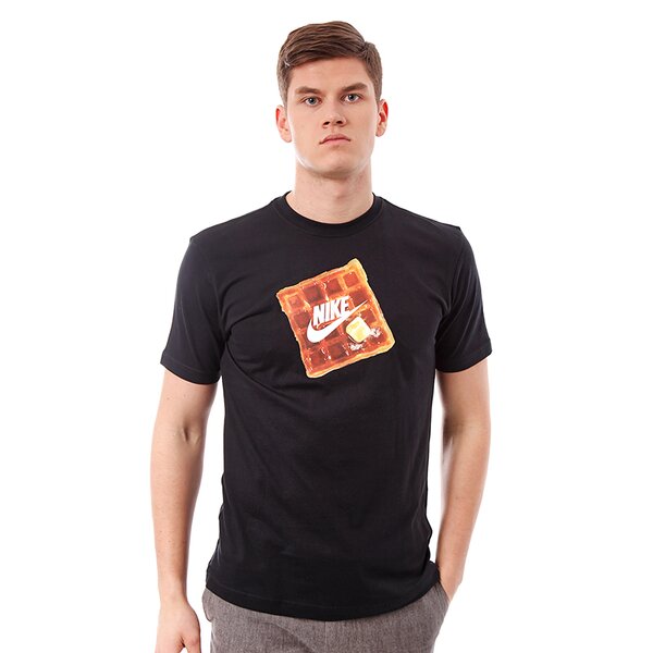 Koszulka męska NIKE T-SHIRT TEE-WAFFLE HOT BOX 589837010 kolor czarny