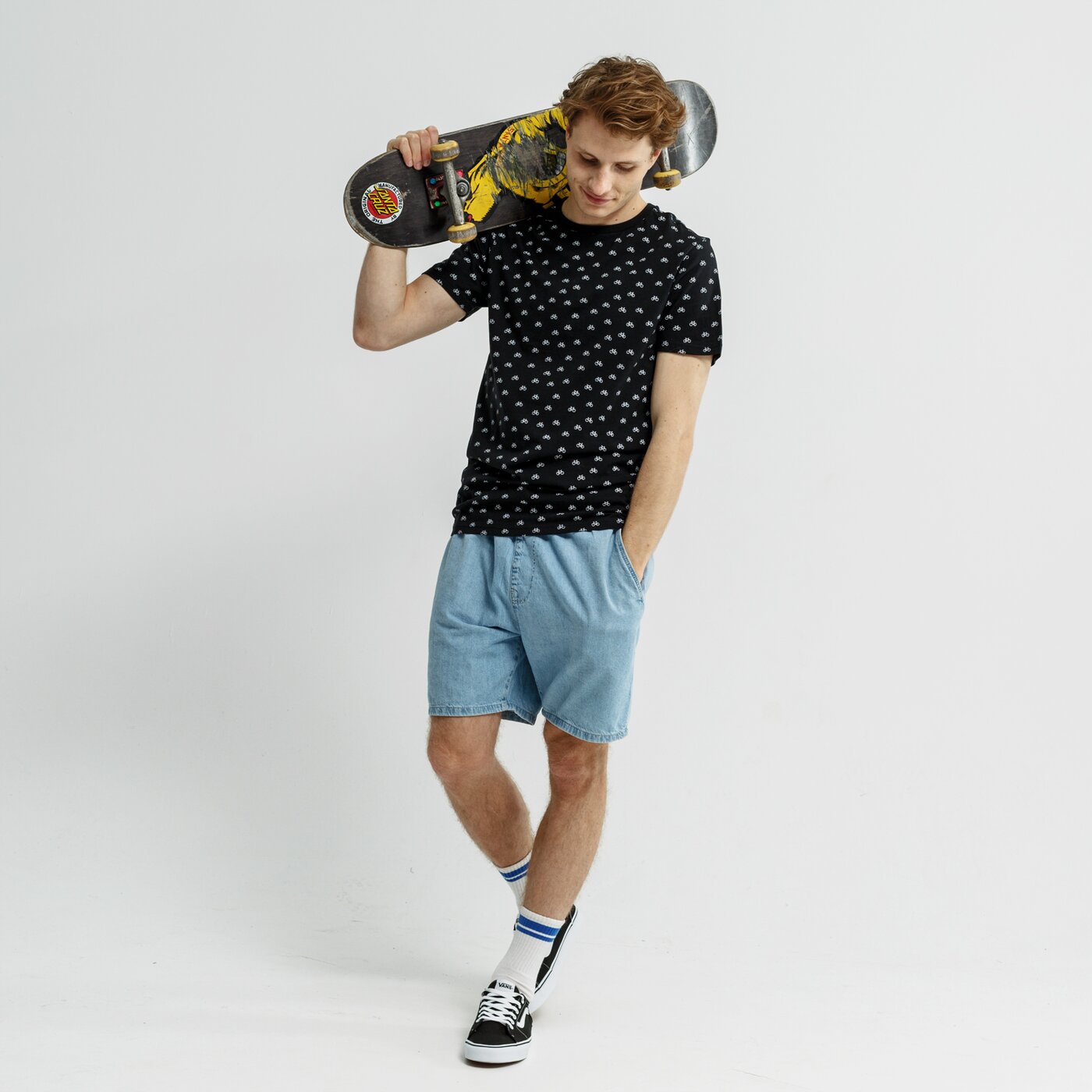 Koszulka męska FEEWEAR T-SHIRT SS YOPAL fw19tsm60003 kolor czarny