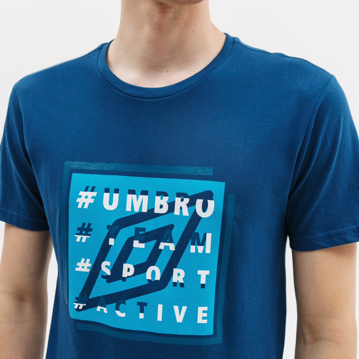 Koszulka męska UMBRO T-SHIRT XAM ul121tsm95001 kolor granatowy