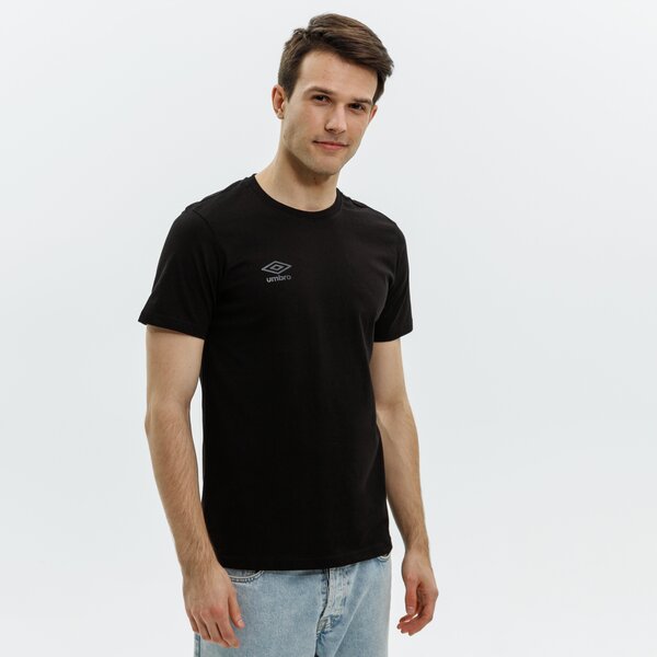 Koszulka męska UMBRO T-SHIRT MARCEL II ul321tsm90002 kolor czarny