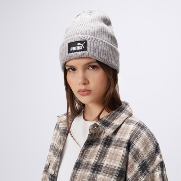 Czapka zimowa damska PUMA CZAPKA ESS HIGH CROWN 2641002 kolor szary