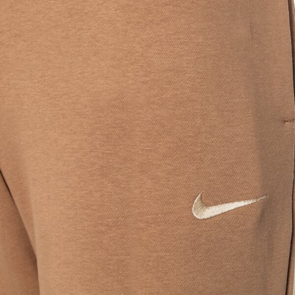 Spodnie dresowe damskie NIKE SPODNIE W NSW STYLE FLC HR PANT STD dq5688-200 kolor beżowy