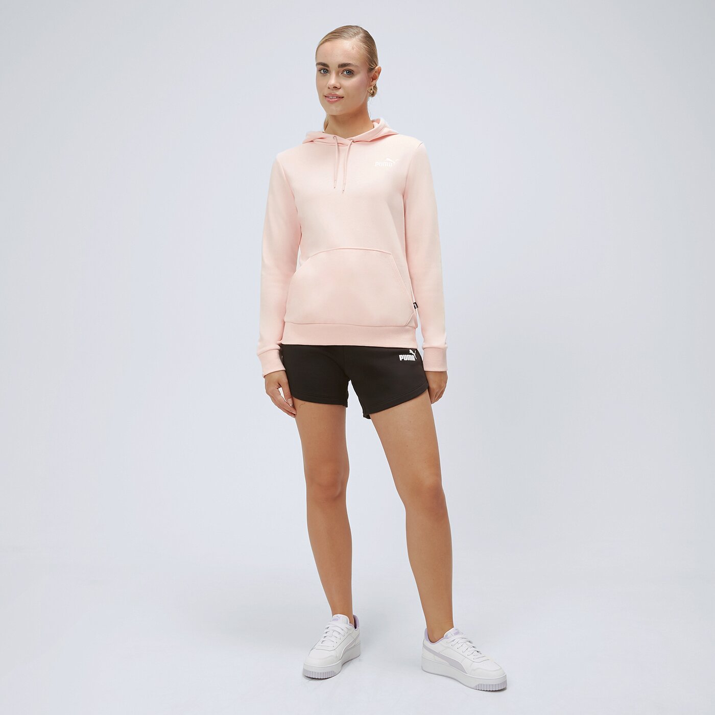 Bluza damska PUMA BLUZA Z KAPTUREM ESS+ EMBROIDERY TR 848332 66 kolor różowy