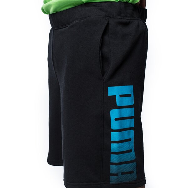 Spodenki męskie PUMA SZORTY FUN BIG LOGO SWEAT 83725801 kolor czarny