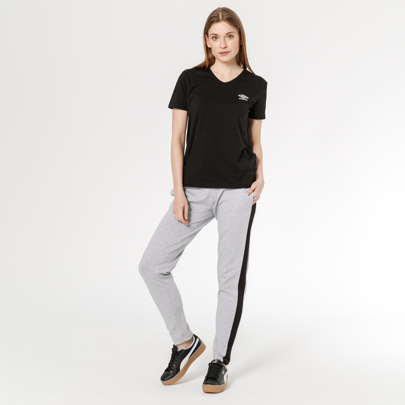 Spodnie dresowe damskie LOTTO SPODNIE ALTAMURA lo19spd19001 kolor szary