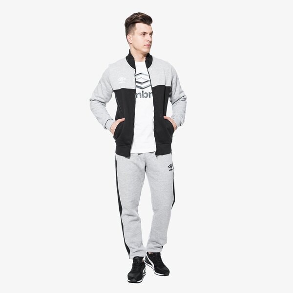 Bluza męska UMBRO BLUZA FLEECE ZIP THROUGH 64878u331 kolor czarny