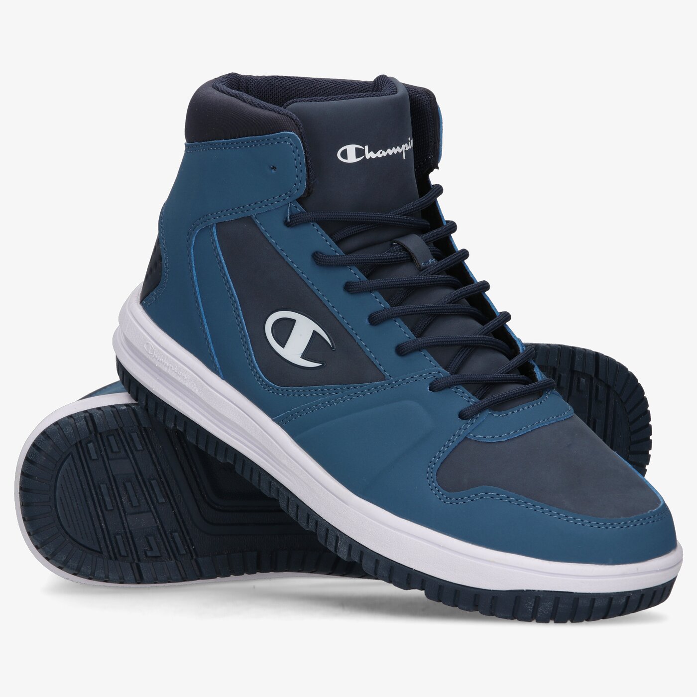 Buty sportowe męskie CHAMPION JOHNNY MID s21868-bs005 kolor niebieski