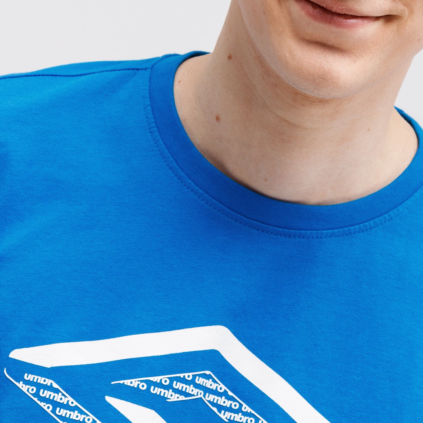 Koszulka męska UMBRO T-SHIRT JACUB ul121tsm80001 kolor niebieski