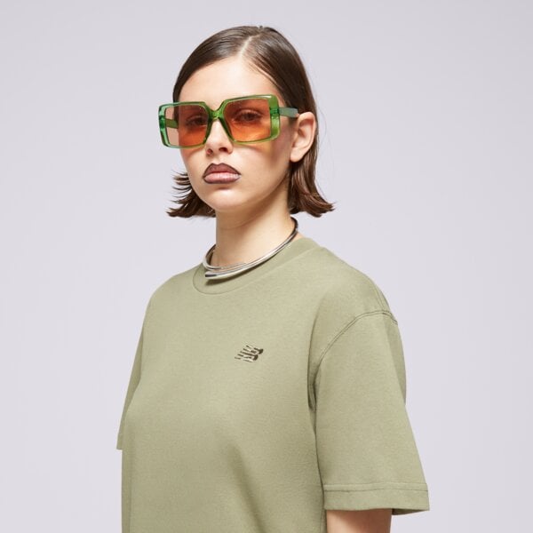 Koszulka damska NEW BALANCE T-SHIRT ATHLETICS JERSEY wt41501dek kolor khaki