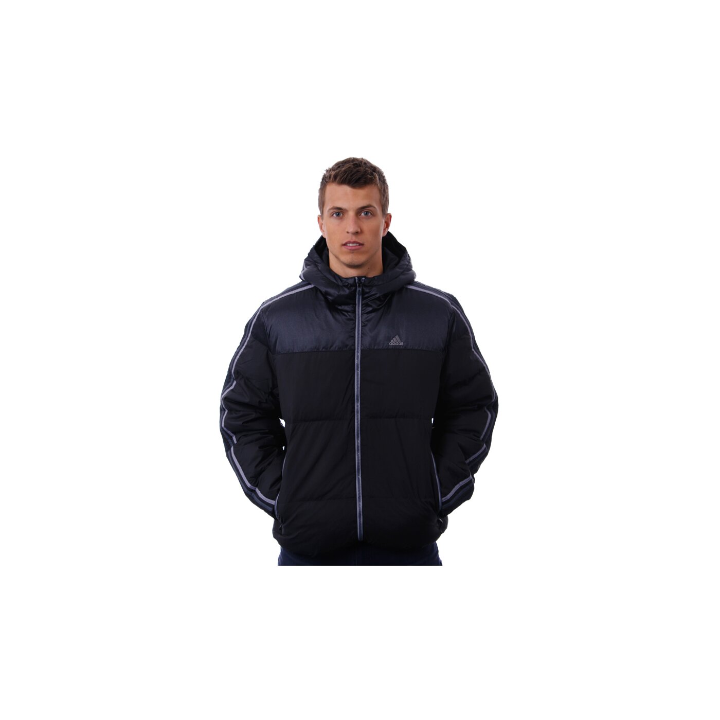 Kurtka zimowa męska ADIDAS KURTKA ICONIC 3S DOWN w54182 kolor czarny