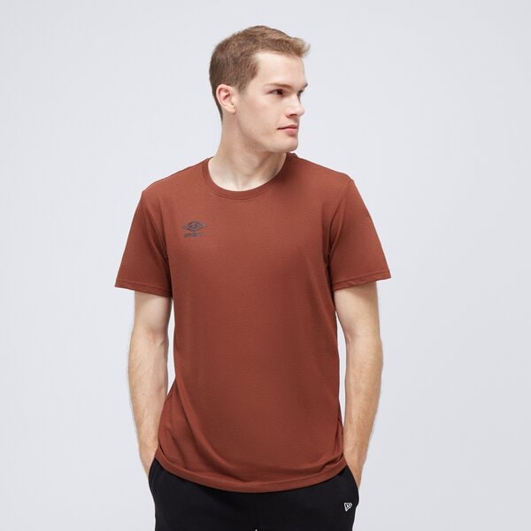 Koszulka męska UMBRO T-SHIRT MARLON ul324tsm90002 kolor brązowy