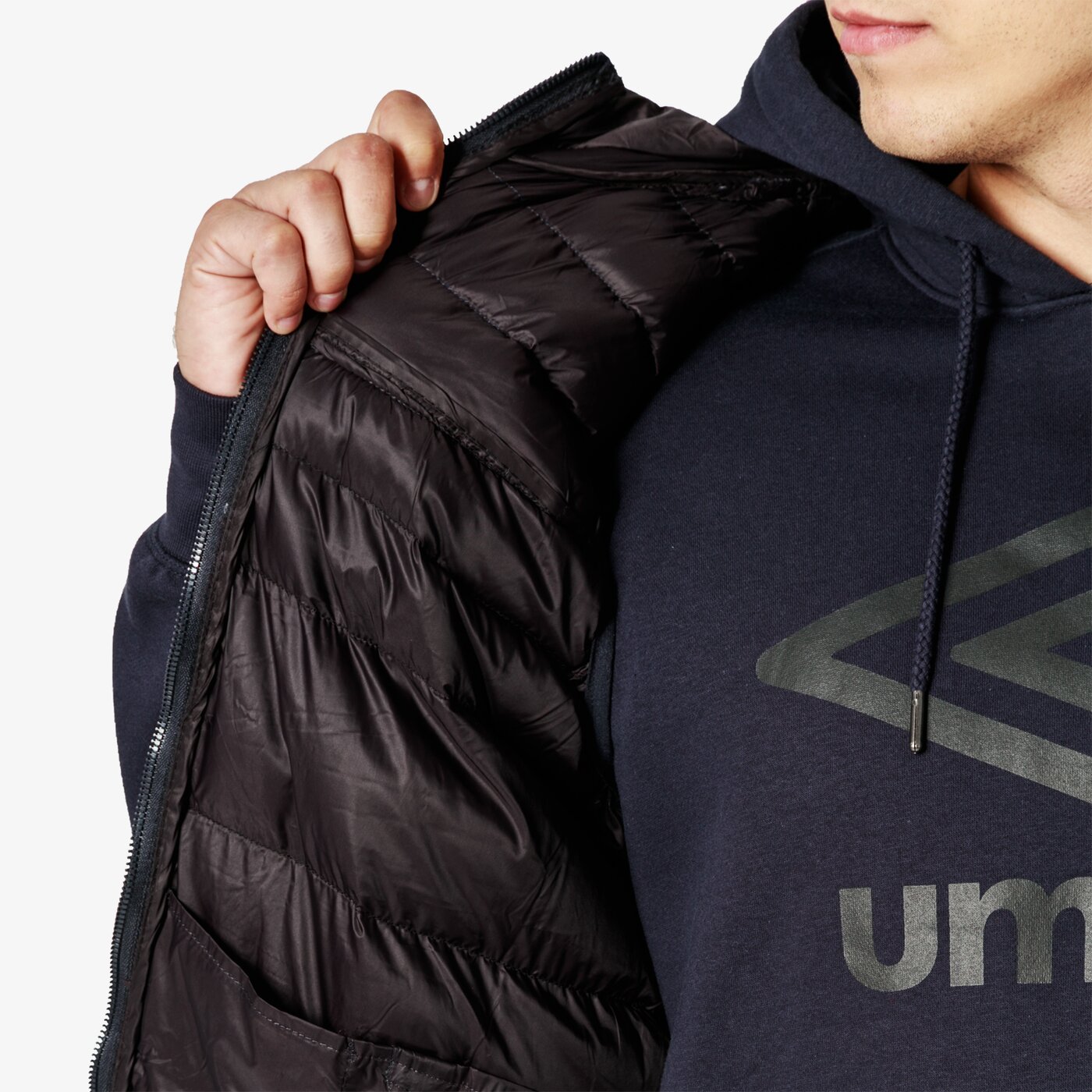 Bezrękawnik męski LOTTO BEZRĘKAWNIK QUASAR lo38kam04002 kolor granatowy