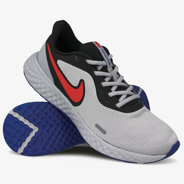 Buty do biegania męskie NIKE REVOLUTION 5 bq3204-011 kolor szary