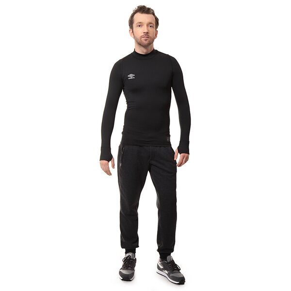 Koszulka męska UMBRO T-SHIRT ELITE L/S COLD WEATHER 62596u060 kolor czarny