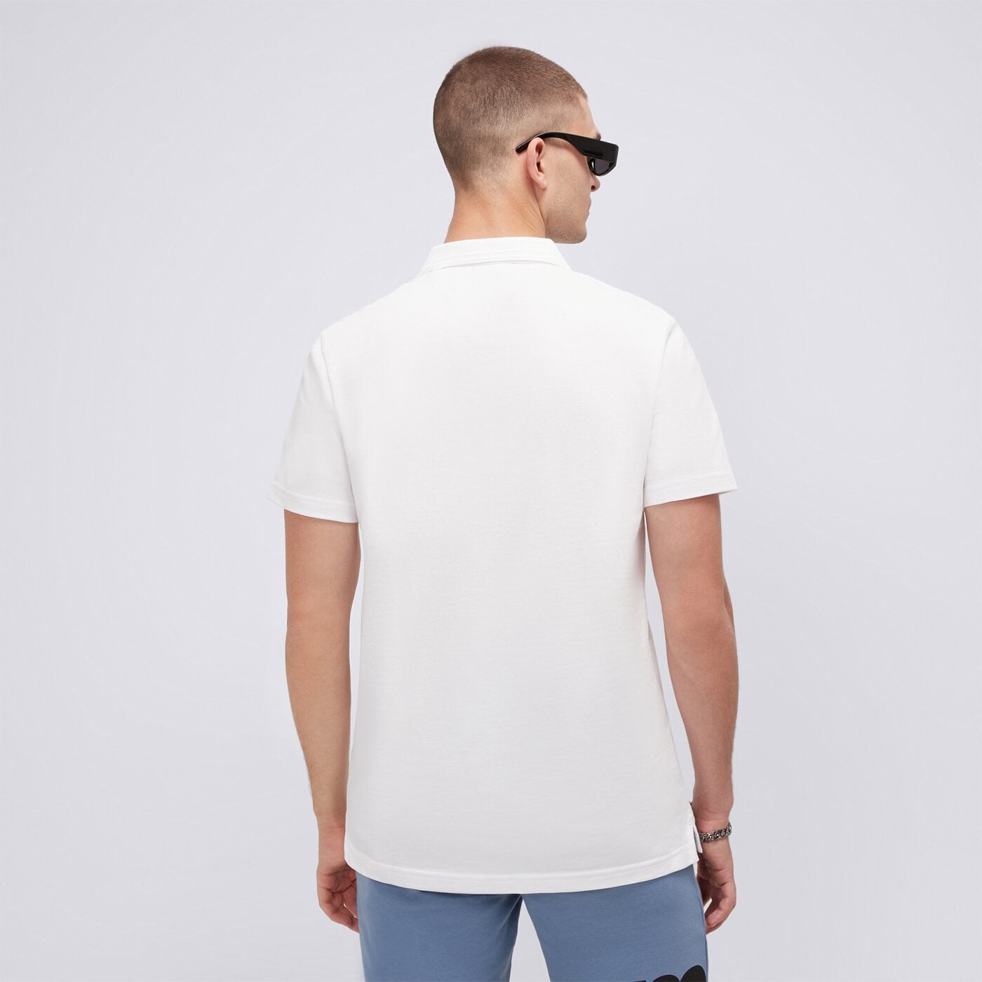 Koszulka polo męska UMBRO POLO ESS ul125pom90002 kolor biały