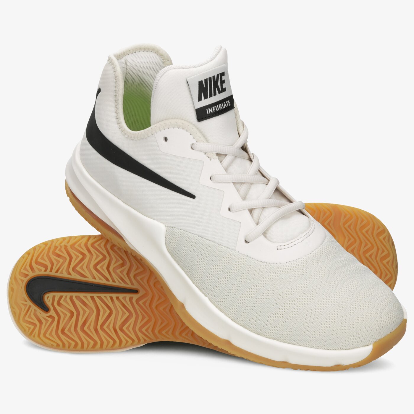 Buty do koszykówki (do kosza) męskie NIKE AIR MAX INFURIATE III LOW aj5898-005 kolor biały