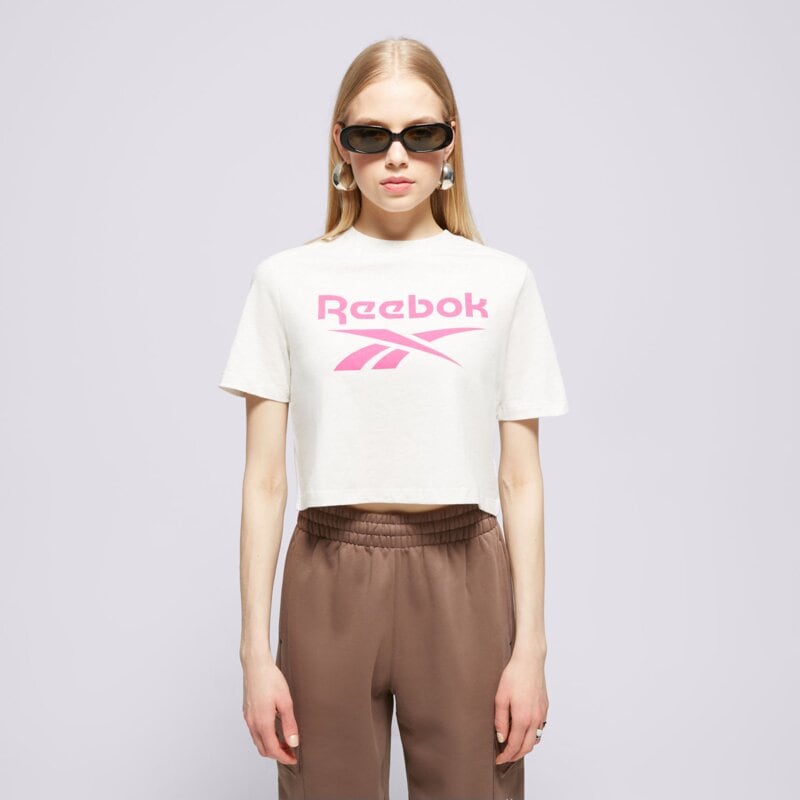 REEBOK T-SHIRT REEBOK IDENTITY BIG LOGO CROP TEE