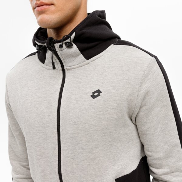 Bluza męska LOTTO BLUZA ROZPINANA Z KAPTUREM CODONE lo321blm06001 kolor szary
