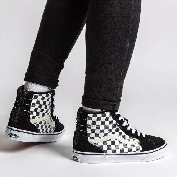 Buty dziecięce VANS MY FILMORE HI ZIP vn0a5hzh8ag1 kolor czarny