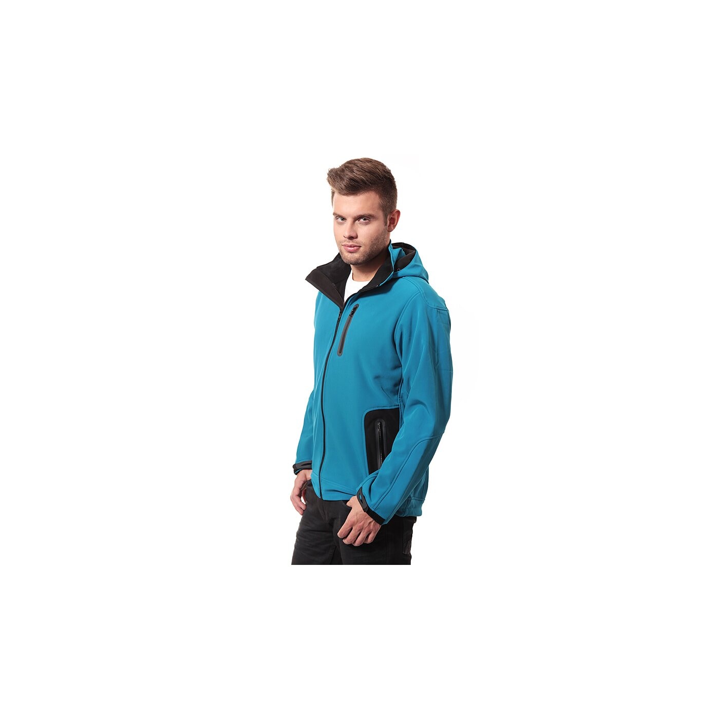 UMBRO SOFTSHELL MESA (UL34KSHM01001) Męskie | cena 29,99 PLN softshell kurtka umbro