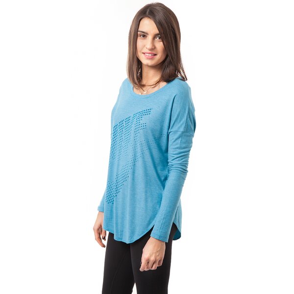 Bluza damska NIKE BLUZA LS TEE TP 642753413 kolor niebieski