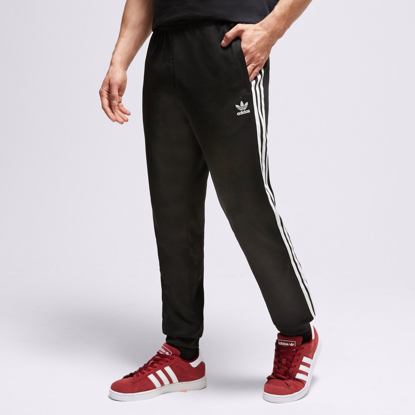 Spodnie dresowe męskie ADIDAS SPODNIE SST TP il2488 kolor czarny