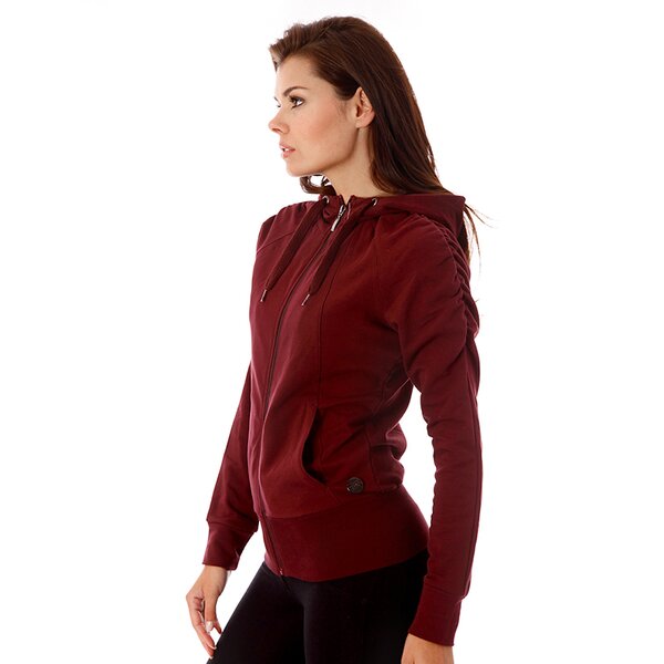 Bluza damska LOTTO BLUZA JACKET NORA STC HD r1425 kolor bordowy