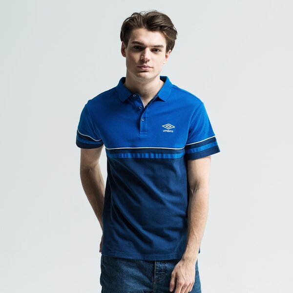 Koszulka polo męska UMBRO POLO TENGO ul19pom03002 kolor granatowy