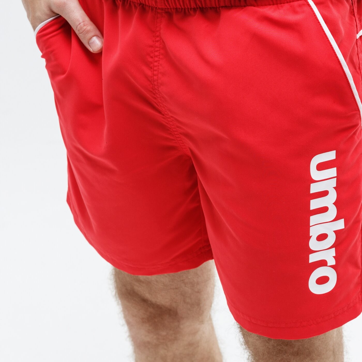 Kąpielówki męskie UMBRO SZORTY VALINI ul120szm22001 kolor czerwony