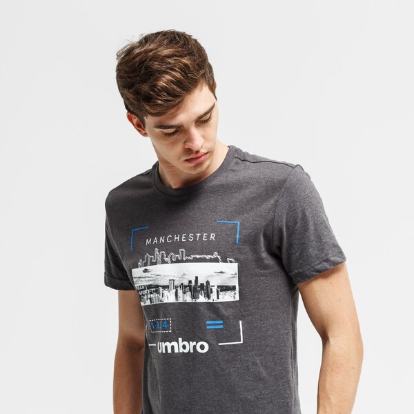 Koszulka męska UMBRO T-SHIRT MAURICE ul39tsm30001 kolor szary