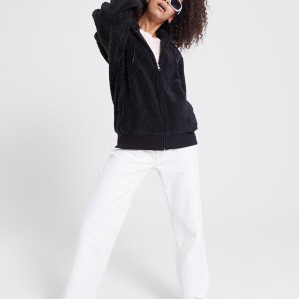 Bluza damska CHAMPION POLAR HOODED SWEATSHIRT 116599kk001 kolor czarny