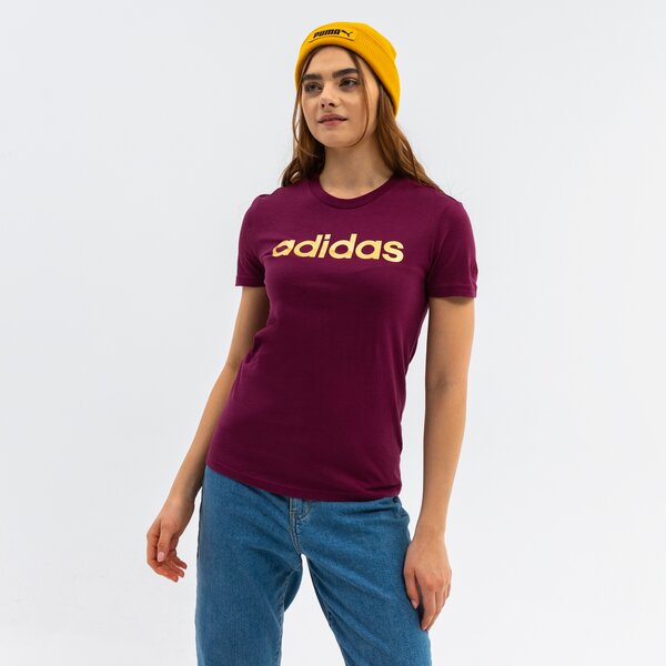 Koszulka damska ADIDAS T-SHIRT W LIN T h07832 kolor bordowy