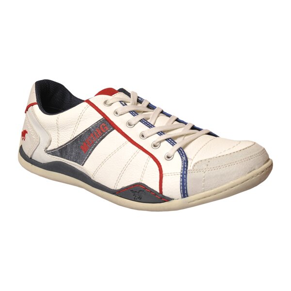 Buty sportowe męskie MUSTANG  26a020 kolor biały
