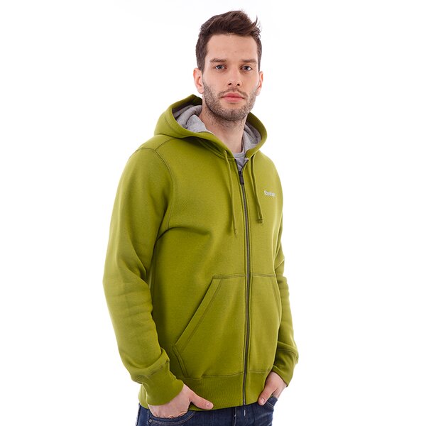 Bluza męska REEBOK BLUZA   EL FZ HOODIE z64248 kolor zielony