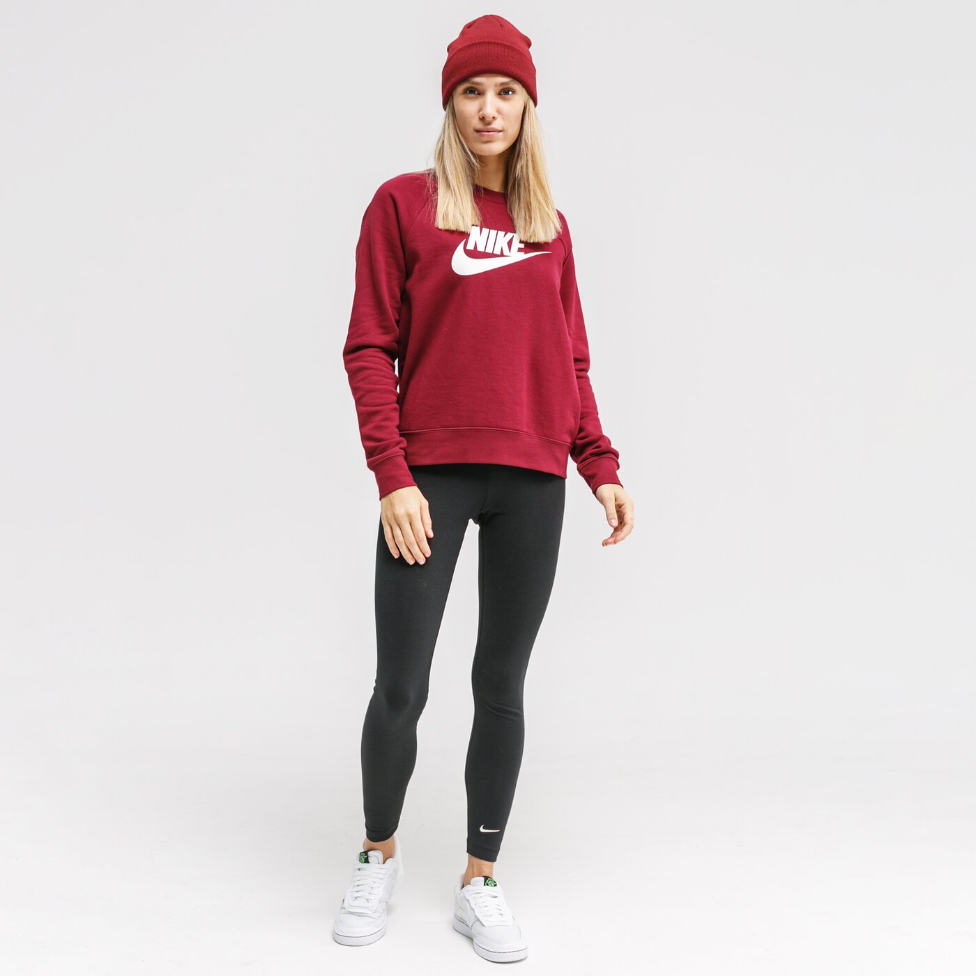 Bluza damska NIKE BLUZA SPORTSWEAR ESSENTIAL bv4112-638 kolor bordowy