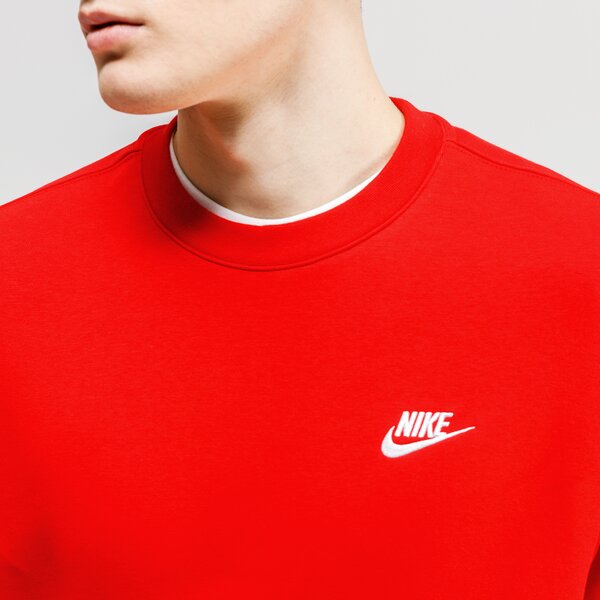 Bluza męska NIKE BLUZA SPORTSWEAR CLUB bv2662-657 kolor czerwony